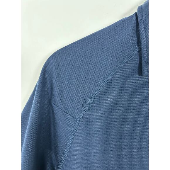 Rhone Delta Pique Polo Navy Premium Lightweight Mesh - Picture 8 of 12